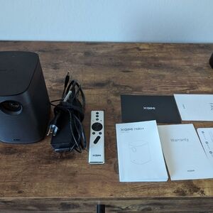 Halo+ portable projector with built-in battery